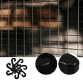 thumbnail image 3 of WHAMVOX 40Ud Plásticos Ajustables Para Puertas Organizadoras Y Jaulas Negras, 3 of 8