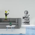 thumbnail image 2 of Estatua de rana camarero, escultura animal, figura decorativa creativa, adorno de mesa para chimenea, estante de entrada, regalo de cumpleaños, figura, 2 of 8