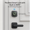 thumbnail image 2 of ULTRALOQ U-Bolt Pro WiFi Cerraduras inteligentes para puerta delantera, Cerradura inteligente con juego de manijas, Cerradura de puerta de entrada sin llave con sensor de puerta, Juego de cerradura de, 2 of 5