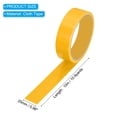 thumbnail image 2 of Uxcell Ruban Gaffer 1 Pouces x 11 Verges Imperméable Sans Résidu Jaune, 2 of 6