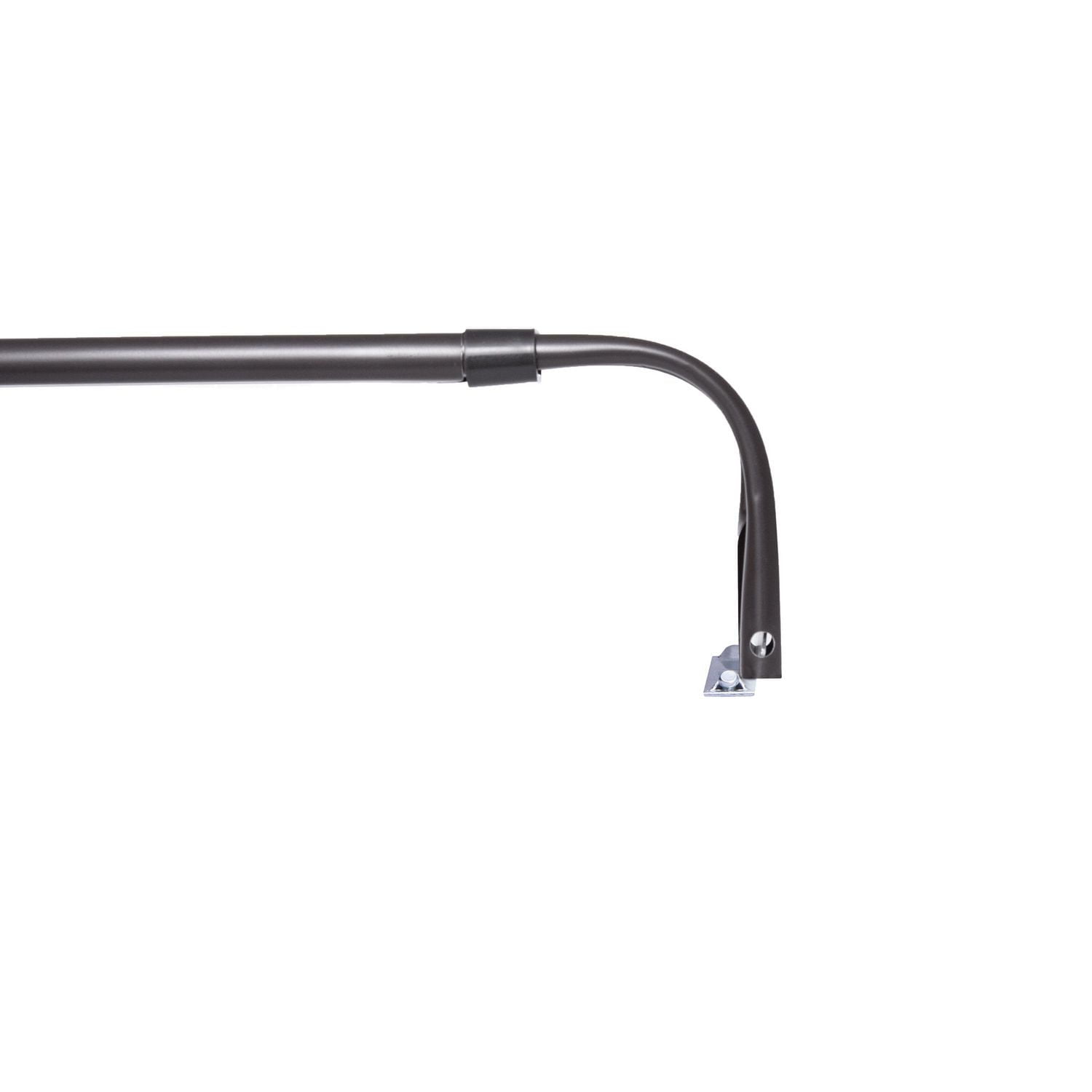 Lunar Fast Fit Easy Install Basic Adjustable Curtain Rod, Available in Multiple Colors