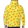 thumbnail image 7 of Lsque Sunflowers2 Pattern Casual Men's Hoodie,Hooded Sweatshirt with Kangaroo Pocket,Pullover Hoodie-Small, 7 of 7