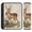 Christmas Deer with Greenery, variant on 2-Pack Seat Belt Covers with Flannel Seatbelt Shoulder Strap Case Adjustable Straps Soft Padding for Car Watercolor Red Bar Pattern Small