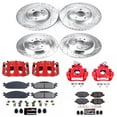 thumbnail image 2 of PowerStop Front and Rear Z23 Evolution Sport Brake Pad and Rotor Kit with Red Powder Coated Calipers Fits: FORD LINCOLN Select Models KC5510, 2 of 4