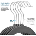 thumbnail image 2 of Non-slip Velvet Hangers - Suit Hangers (10-pack), 2 of 4