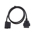 thumbnail image 2 of Cable de Extensión Conector de Alambre 16 Pines Negro 0.5 m Sistemas de Diagnóstico de Motor Yotijar OBD2 Extension Splitter Cable, 2 of 8