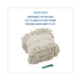 thumbnail image 6 of Boardwalk Flash Forty Disposable Dustmop Cotton 5" Natural FF40, 6 of 7