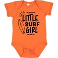 thumbnail image 3 of Inktastic Little Surf Girl with Surfboard Girls Baby Bodysuit, 3 of 5