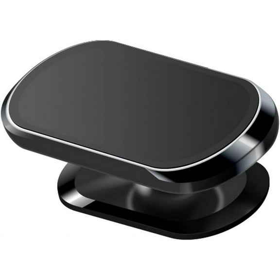 360° Magnetic Car Phone Holder Dashboard Mini Strip Shape Stand Mount, for Cell Phones and Mini Tablets ,Extra Strong with 8 Magnets! (Black)
