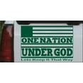 thumbnail image 1 of One Nation Under God Car or Truck Window Decal Sticker, 1 of 1