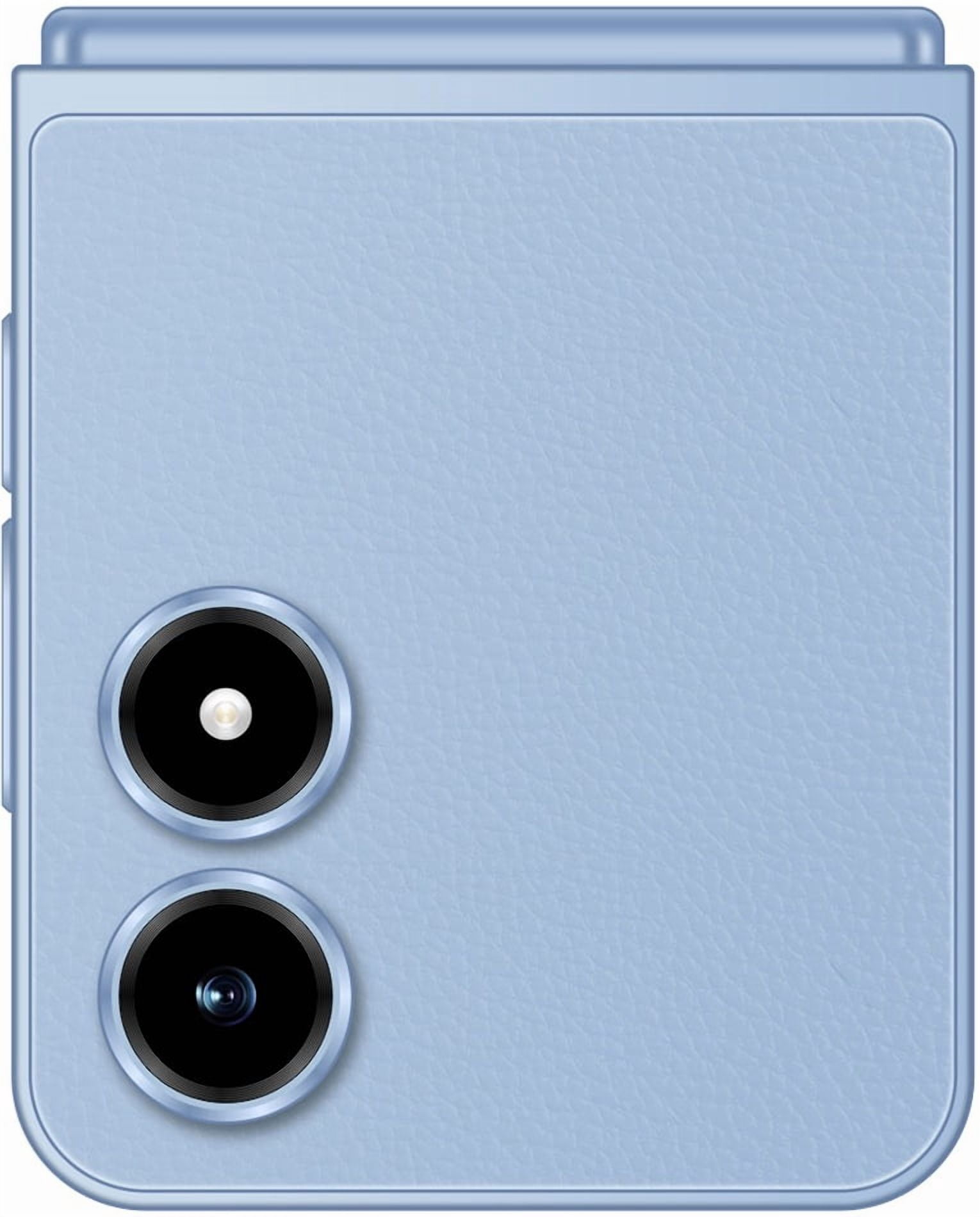 Unnecto Snap | Dual SIM | GSM | Unlocked | QWERTY Keyboard | Flip Phone | Cloud OS | Sky Blue