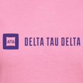 thumbnail image 3 of CafePress - Delta Tau Delta Purple Signature T Shirt - Women's Traditional Fit Dark T-Shirt, 3 of 4