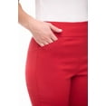 thumbnail image 4 of Rekkuna Women's Pull-On Stretchy Comfort Boot Cut Pant (X-Small, Red), 4 of 7