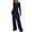Dark Blue, variant on Wancir Womens Elegant Lounge Sets Knitted Sweatsuit Sets 2 Piece Outfits with Sweater Tops and Wide Leg