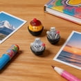 thumbnail image 3 of Simulation Mini Seal Squishy Squishy for Adults Soft TPRA Sensory Gadget White and Grey Animal Office Desk Accessory 1.18 x 1.57 x 1.18 Inch 1 Pack, 3 of 4