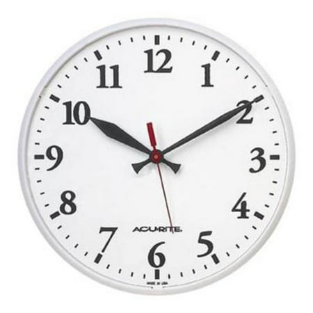 UPC 072397019606 product image for Acu-Rite 12.5 in. Round Indoor/Outdoor Wall Clock | upcitemdb.com