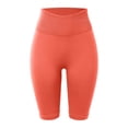 thumbnail image 4 of IWRICH Body Sculpt Biker Shorts Compression Leggings for Women Sports Support High Waist Workout Lifting Fitness Short Pants Red XL, 4 of 5