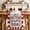 Red, variant on Colorful Letters Table Runner 90 Inches Long Farmhouse Dress Scarves, Boho Summer Swimming Circles Red Plaid Dining Tablerunner for Coffee Table/Kitchen Island/Party Décor, 13" x 90"