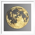 thumbnail image 2 of Art.com 3D Wall Art Picture Modern Moon Gold Art Print by deckorator, White Frame Wall Art, 21" x 21", 2 of 5