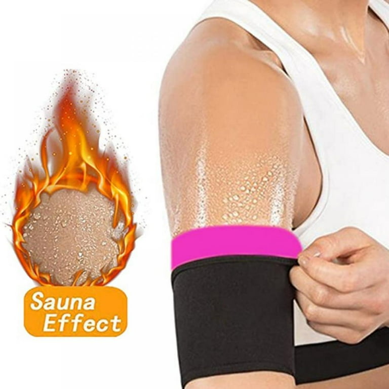 Arm Trimmer Trianer Sweat Shaper Compression Belt Sleeves for Flabby Arms and Burning Sweat Shapewear Pack of 2
