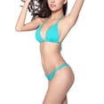 thumbnail image 2 of MSJUHEG 2 Piece Swimsuit for Women Trendy Swimsuits Two Piece Swimsuit Womens Bathing Suit Tops Womans Bathing Suit Cute Swimsuits for Women One Shoulder Swimsuits for Women Sky Blue M, 2 of 4