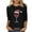 Black, variant on Christmas Shirts for Women Rhinestone Wine Glass Shirt Womens Tunic Tops 3/4 Sleeve Round Neck Casual T Shirt Holiday Party Outfits
