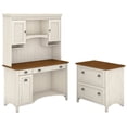 thumbnail image 1 of Fairview Computer Desk with Hutch and File Cabinet in White - Engineered Wood, 1 of 7