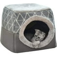 thumbnail image 1 of Cama para mascotas Cama para gatos Sofá para gatos Cueva para gatos con almohada interior súper suave y esponjosa Cama para dormir suave y cálida Casa para gatos antideslizante y transpirable lavable, 1 of 6