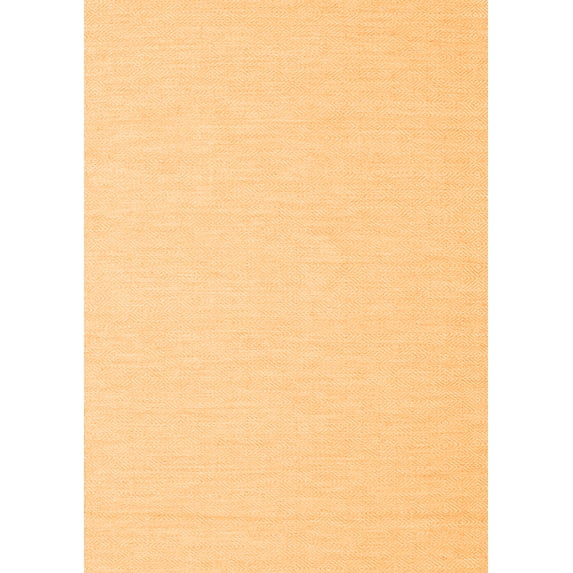 Ahgly Company Indoor Rectangle Abstract Orange Contemporary Area Rugs, 2' x 5'