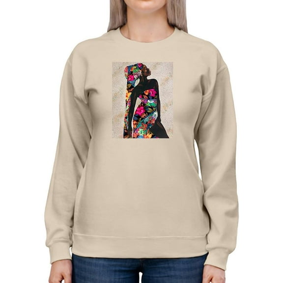 Woman Strong I Sweatshirt Women -Alonzo Saunders Designs, Female Medium