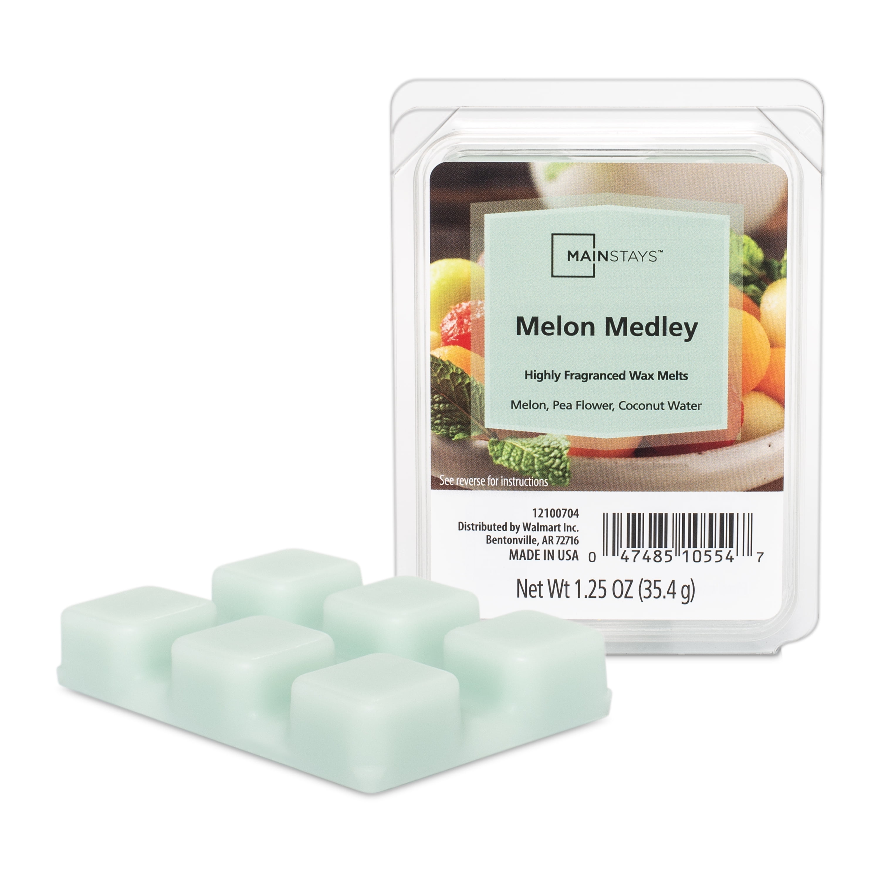 Mainstays Melon Medley Scented Wax Melts 1.25 oz with Tropical