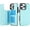 Mint Green, variant on Card Slot Flip Leather Case for iPhone 16e 15 Pro Max 14 13 12 11 Se 3 2 Xs Xr 8 7 Plus Wallet Double Button Small Fragrant Wind(for iPhone 14 Pro/White)