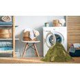 thumbnail image 2 of Ahgly Company Machine Washable Indoor Round Transitional Oak Brown Area Rugs, 5' Round, 2 of 7