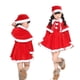 thumbnail image 1 of Conjunto de vestido rojo de Navidad para niños, traje de Papá Noel, ropa de fiesta, Año Nuevo, 1 of 5