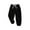 Black, variant on ATOGUTA Boys Girls Lightweight Joggers Elastic Waist Baggy Joggers Fall School Uniform Hiking Pants Black, Size 3T-9