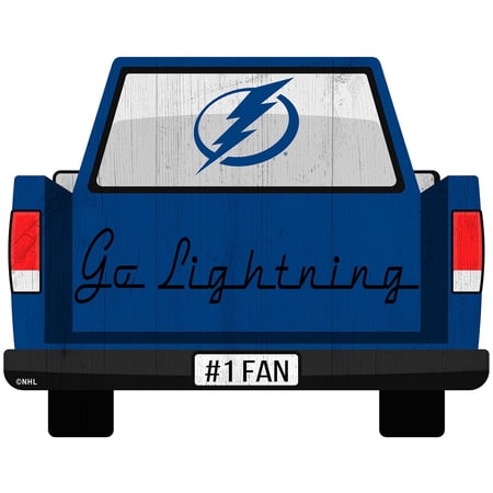 Tampa Bay Lightning 12 x 12 Truck Back D-cor