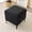 Black, variant on BH-JJSMGS Ottoman Cover Square,Stretch Square Ottoman Covers Slipcover,Soft Knitted Jacquard Cover for Storage Stool,Footstool Protection for Living Room