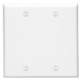 thumbnail image 1 of 2 gang - Blank Wallplate, White, 1 of 1