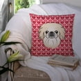 thumbnail image 3 of Carolines Treasures BB5291PW1414 Pekingese Hearts Fabric Decorative Pillow, 3 of 4