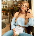 thumbnail image 3 of FEISEDY Vintage Small Sunglasses Oval Slender Metal Frame Candy Colors B2277, 3 of 6