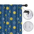 thumbnail image 4 of Blackout Kids Curtains,Blue Sun Moon Star Pattern Childrens Insulated Curtains Set Of 2,Bedroom Essentials,Toddler Room Decor 42"x54", 4 of 5