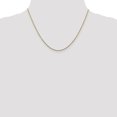 thumbnail image 2 of 14k Yellow Gold 18 Inch 1.45mm Cable Chain Necklace Pendant Charm Round Link, 2 of 9