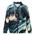 thumbnail image 4 of Demon Slayer Tokito Muichiro Jacket Casual Oversized Hoodie Stylish Zipper Hooded Sweatshirt Warm Loose Outerwear XL, 4 of 8
