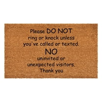 Calloway Mills Please Do Not Doormat, 17" x 29"