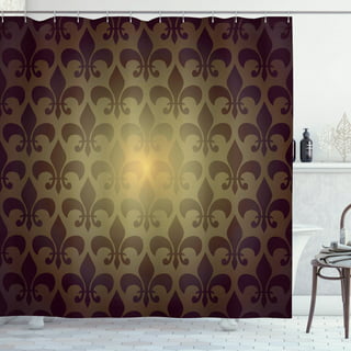 Vivian Decorative Shower Curtain Hooks Fleur de Lis Living