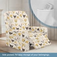 thumbnail image 3 of FOR U DESIGNS Rooster Chicken Rose Print Recliner Chair Covers with Armrest, Anti-Slip Recliner Sofa Slipcover Washable Lazy Boy Recliner Covers, Prevent Wear and Pet Hair, 3 of 8