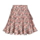 thumbnail image 3 of Qarigey Minifalda estampada de cintura alta para mujer, faldas florales plisadas por encima de la rodilla para fiestas escolares de poliéster, Prendas para la parte inferior del cuerpo Rojo M, 3 of 6