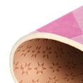 thumbnail image 6 of Area Rug Indoor 80"x58"in Non-Slip Wear Resistant Floor Mats Soft Large Carpets for Living Room Bedroom Home Decor Palm Leaves on A Pink Background, 6 of 7