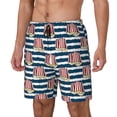 thumbnail image 2 of Daiia Popcorn Mens Swim Trunks Swim Shorts Quick Dry Swim Shorts with Mesh Lining Pockets-Small, 2 of 9