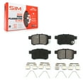 thumbnail image 1 of SIM Rear Semi-Metallic Disc Brake Pads SIM-1451 for Car Honda Accord Acura TSX, 1 of 8